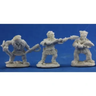 Reaper Miniatures Derro (3) #77332 Bones Unpainted Plastic D&D RPG Mini Figure - Your Source for Gaming Essentials Outlet