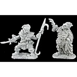 Reaper Miniatures Derro Captain & Sorcerer #02944 Dark Heaven Unpainted Metal - Your Source for Gaming Essentials Shop