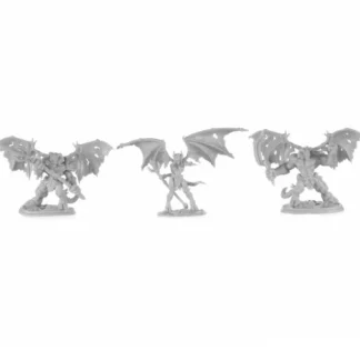 Reaper Miniatures Devils (3) #77684 Unpainted Bones Black Figures - Your Source for Gaming Essentials Discount