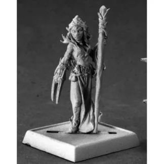 Reaper Miniatures Dhalea Duormidhaz, Dark Elf Wizard #14624 Warlord Unpainted - Your Source for Gaming Essentials Discount