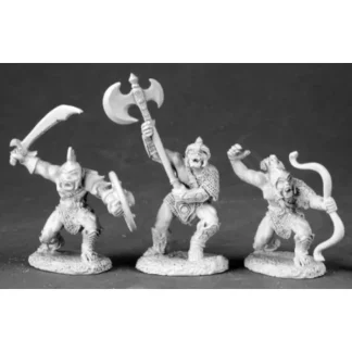 Reaper Miniatures DHL Classics: Orcs (3 Pcs) #03502 Dark Heaven Unpainted Metal - Your Source for Gaming Essentials Online