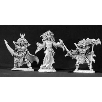 Reaper Miniatures DHL Classics: Female Undead (3 Figures) #03416 Unpainted Metal - Your Source for Gaming Essentials Outlet