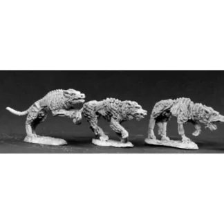 Reaper Miniatures DHL Classics: Undead Hounds (3 Figures) #03432 Unpainted Metal - Your Source for Gaming Essentials Hot