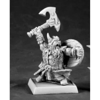Reaper Miniatures Dhulrekk Thulfinson, Rune Warrior #14588 Kragmarr Unpainted - Your Source for Gaming Essentials Clearance