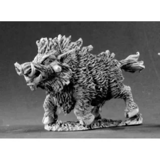 Reaper Miniatures Dire Boar #03435 Dark Heaven Legends Unpainted Metal Figure - Your Source for Gaming Essentials Best Sale