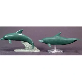 Reaper Miniatures Dolphins (2) #03726 Dark Heaven Legends Unpainted Mini Figure - Your Source for Gaming Essentials Cheap