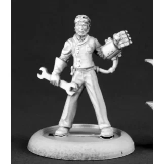 Reaper Miniatures Dr. Darius Hellstromme #59003 Savage Worlds Unpainted D&D Mini - Your Source for Gaming Essentials Shop