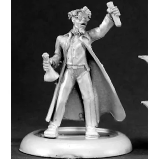 Reaper Miniatures Dr. Ervin Friedman, Mad Scientist #50046 Chronoscope Figure - Your Source for Gaming Essentials Discount