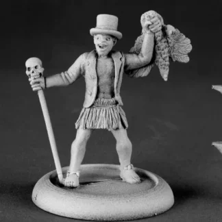 Reaper Miniatures Dr. Voodoo Super Villain #50121 Chronoscope RPG Mini Figure - Your Source for Gaming Essentials Best