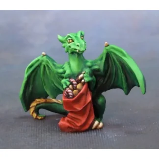 Reaper Miniatures Dragon with Stocking #01631 Unpainted Bones USA Plastic Mini - Your Source for Gaming Essentials Best Sale