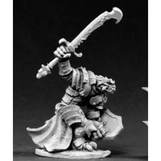 Reaper Miniatures Dragonman Warrior #03436 Dark Heaven Legends Unpainted Metal - Your Source for Gaming Essentials Online