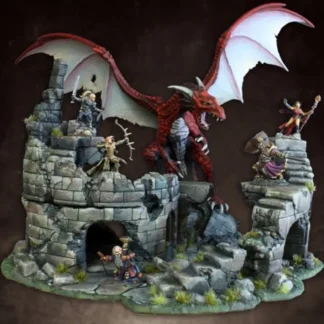 Reaper Miniatures Dragons Don't Share (5) #77381 Bones Unpainted Plastic Figure - Your Source for Gaming Essentials Store