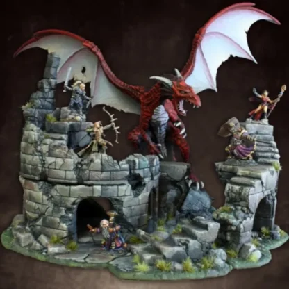 Reaper Miniatures Dragons Don't Share (5) #77381 Bones Unpainted Plastic Figure - Your Source for Gaming Essentials Store