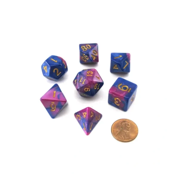 Reaper Miniatures Dual Pizza Dungeon Dice - Purple & Blue - Your Source for Gaming Essentials Cheap