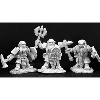 Reaper Miniatures Duergar Sergeant & Grunts 3P 02989 Dark Heaven Unpainted Mini - Your Source for Gaming Essentials Fashion