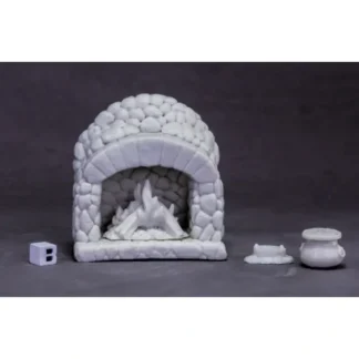 Reaper Miniatures Dungeon Dressing: Hearth #77617 Bones Unpainted Plastic Figure - Your Source for Gaming Essentials Cheap