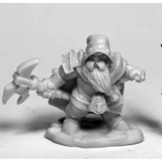 Reaper Miniatures Durok, Dwarf Ranger #77480 Bones Unpainted Plastic Mini Figure - Your Source for Gaming Essentials Flash Sale