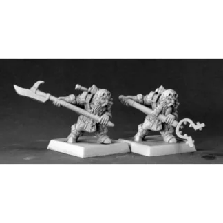 Reaper Miniatures Dwarf Mancatchers (9) #06216 Warlord Army Pack Unpainted Mini - Your Source for Gaming Essentials New