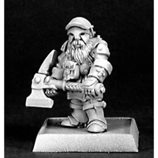 Tabletop Miniatures | Reaper Miniatures Dwarf Miner #14405 Dwarves Unpainted RPG D&D Mini Figure - Your Source for Gaming Essentials