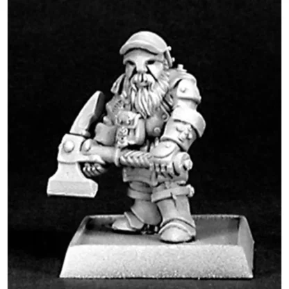 Tabletop Miniatures | Reaper Miniatures Dwarf Miner #14405 Dwarves Unpainted RPG D&D Mini Figure - Your Source for Gaming Essentials