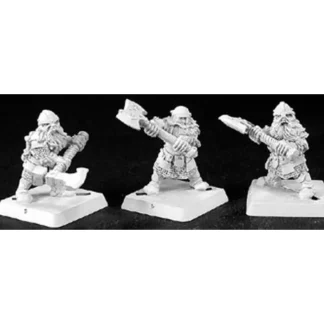 Reaper Miniatures Dwarf Swiftaxes (9), Dwarf Grunt #06116 Warlord Army Unpainted - Your Source for Gaming Essentials Best