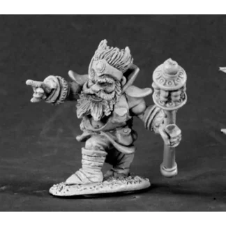 Reaper Miniatures Dwarf Wizard #03455 Dark Heaven Legends Unpainted Metal Figure - Your Source for Gaming Essentials Best Sale