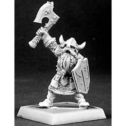 Reaper Miniatures Dwarf Warrior, Dwarf Grunt #14353 Dwarves Unpainted D&D Mini - Your Source for Gaming Essentials Discount
