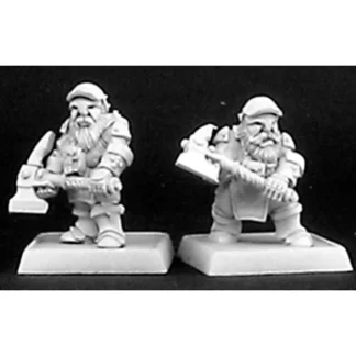 Reaper Miniatures Dwarven Miners (9) #06188 Warlord Army Pack Unpainted D&D Mini - Your Source for Gaming Essentials Hot