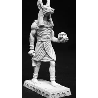 Reaper Miniatures Egyptain Statue Anubis #02734 Dark Heaven Unpainted Metal - Your Source for Gaming Essentials Shop