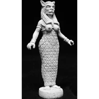 Tabletop Miniatures | Reaper Miniatures Egyptian Statue-Bast #02733 Dark Heaven Unpainted Metal - Your Source for Gaming Essentials
