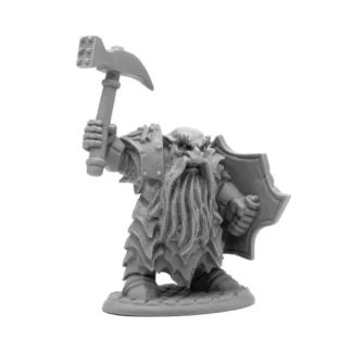 Reaper Miniatures Enlarged Dark Dwarf Smiter 44109 Bones Black Unpainted Plastic - Your Source for Gaming Essentials Sale