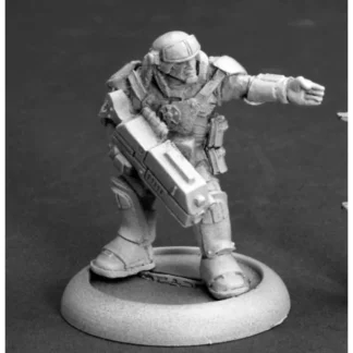 Tabletop Miniatures | Reaper Miniatures Erik Proudfoot, IMEF Marine #50263 Chronoscope RPG Mini Figure - Your Source for Gaming Essentials