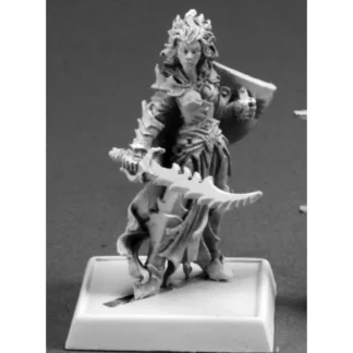 Reaper Miniatures Evshyvandra Duskwidow Dark Elf Warrior 14631 Warlord Unpainted - Your Source for Gaming Essentials Shop