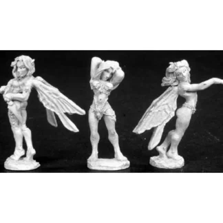 Reaper Miniatures Fairies (2 Pieces) & Nymph #02741 Dark Heaven Unpainted Metal - Your Source for Gaming Essentials Cheap
