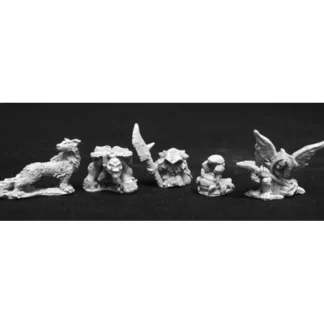 Reaper Miniatures Familiars I (5) #14041 Warlord Unpainted RPG D&D Mini Figure - Your Source for Gaming Essentials Online