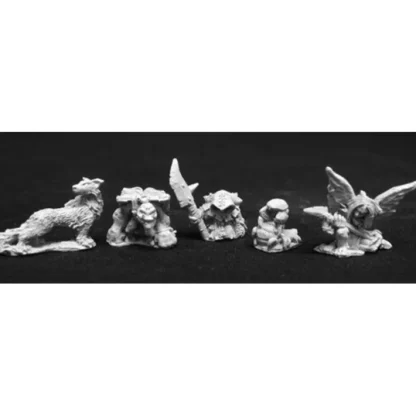 Reaper Miniatures Familiars I (5) #14041 Warlord Unpainted RPG D&D Mini Figure - Your Source for Gaming Essentials Online