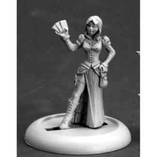 Reaper Miniatures Female Huckster #59025 Savage Worlds Unpainted RPG Mini Figure - Your Source for Gaming Essentials Flash Sale