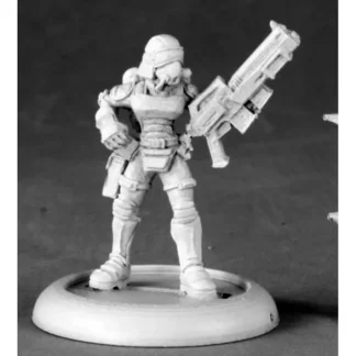 Reaper Miniatures Female Nova Corp Officer #50146 Chronoscope RPG Mini Figure - Your Source for Gaming Essentials Best