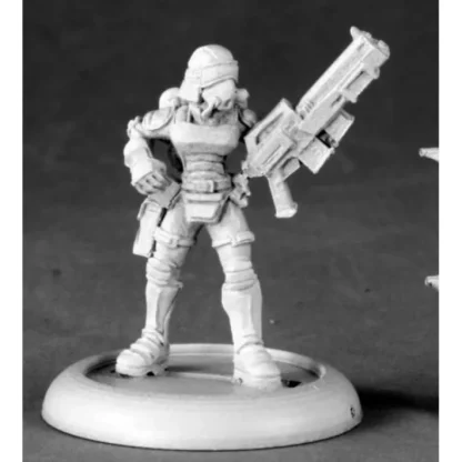 Reaper Miniatures Female Nova Corp Officer #50146 Chronoscope RPG Mini Figure - Your Source for Gaming Essentials Best