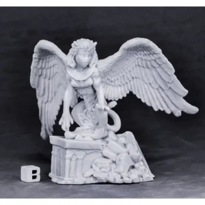 Reaper Miniatures Female Sphinx#77576 Bones Unpainted Plastic RPG Mini Figure - Your Source for Gaming Essentials Clearance