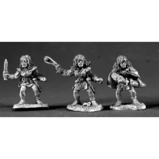 Reaper Miniatures Female Halflings #03359 Dark Heaven Unpainted Metal - Your Source for Gaming Essentials Outlet