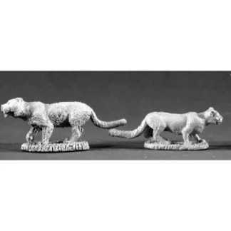 Reaper Miniatures Ferocious Felines #02198 Dark Heaven Legends Unpainted Metal - Your Source for Gaming Essentials Fashion