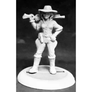 Reaper Miniatures Frazer's Fighters Female #59046 Savage Worlds Unpainted Figure - Your Source for Gaming Essentials New