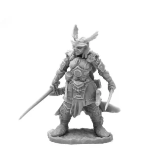 Reaper Miniatures Frost Giant Heroine 44123 Bones Black Unpainted Plastic Figure - Your Source for Gaming Essentials Hot