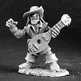 Tabletop Miniatures | Reaper Miniatures Fynch Brassfog, Gnome Bard #03107 Dark Heaven Unpainted Metal - Your Source for Gaming Essentials