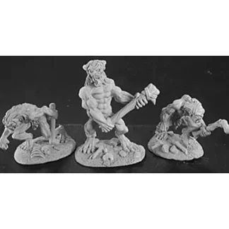 Reaper Miniatures Ghouls and Ghast (3 Pcs) #02941 Dark Heaven Unpainted Metal - Your Source for Gaming Essentials Best Sale