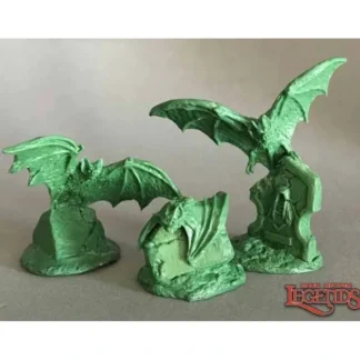 Reaper Miniatures Giant Bats (3)#03795 Dark Heaven Legends Unpainted Metal Mini - Your Source for Gaming Essentials Best