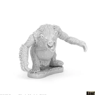 Reaper Miniatures Giant Cave Sloth #44079 Bones Black Unpainted Plastic Figure - Your Source for Gaming Essentials Shop