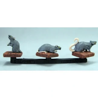 Reaper Miniatures Giant Rats (3) #20033 Legendary Encounters Pre-Painted Figure - Your Source for Gaming Essentials Sale