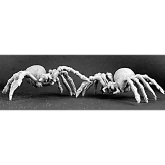 Reaper Miniatures Giant Spiders (2 Pieces) #03055 Dark Heaven Unpainted Metal - Your Source for Gaming Essentials Clearance